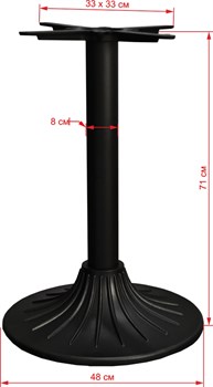 Подстолье чугунное 1206 - фото 5884