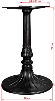 Подстолье чугунное 1207 - фото 5887